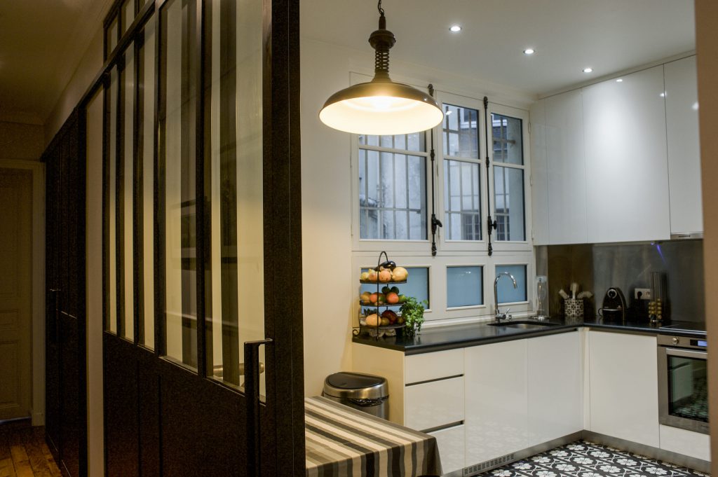 Verrière installée chez un particulier à paris